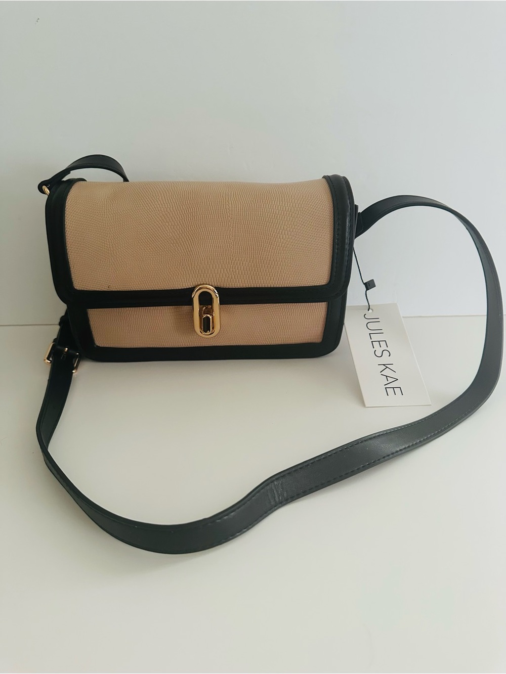 Jules Kae Mia Textured Vegan Leather Crossbody Bag